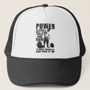 POWER - Bodybuilding Motivatie Trucker Pet