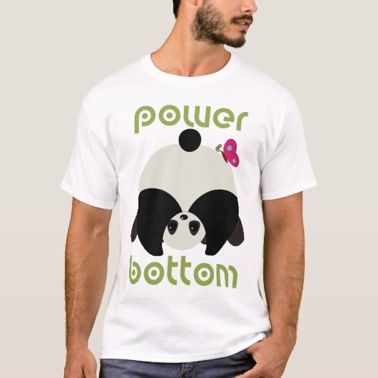 power bottom t-shirt (Voorkant)