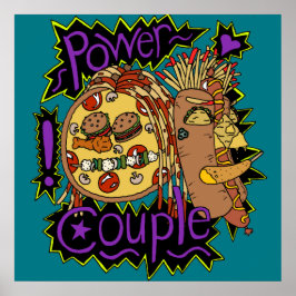 Power Couple Colour Poster