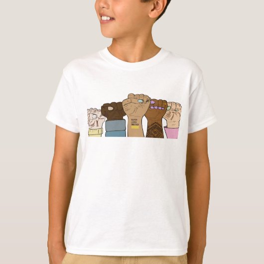 Power Fists/BLM T-Shirt (Voorkant)