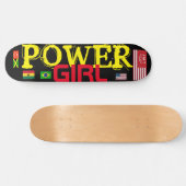 POWER GIRL Skateboard (Horizontaal)