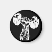 Power Grip Magneet Dumbbell Veins Gym Mini Art (Voorkant)