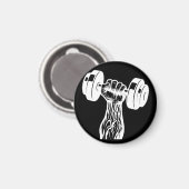 Power Grip Magnet Dumbbell Veines Gym Mini Art (Recto/Verso)