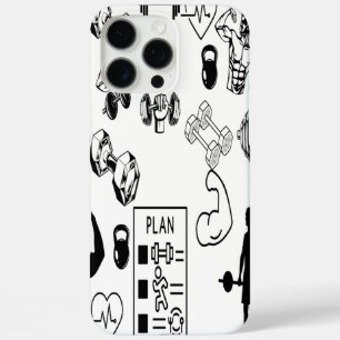 Power Grip Phone Case Veiny Dumbbell Design