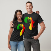 Power Hand African Pride Black History Mo T-shirt (Unisex)