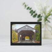 Power House Covered Bridge, Vermont Briefkaart (Staand voorkant)