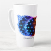Power in Every Element Mug – Fire Water Energy Geo (Angle gauche)