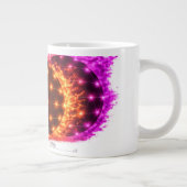 Power in Every Element Mug – Fire Water Energy Geo Extra Grote Beker (Rechts)