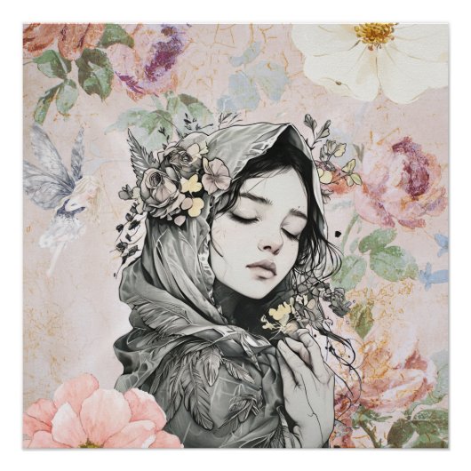 Power in Silence - Poster Inspiration moderne (Devant)