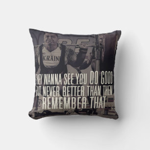 "Power lifting" Squat Motivatie Kussen