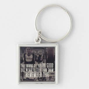 "Power lifting" Squat Motivatie Sleutelhanger