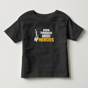 Power Lineman Gift Funny zelfs Firemen heeft helde Kinder Shirts