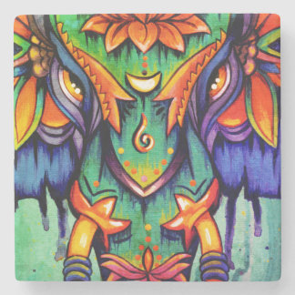 POWER Mandala Tile Stenen Onderzetter