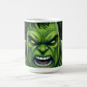 Power Monster Comic Mug – Green Muscular Creature (Centre)