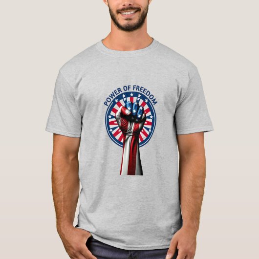 Power of Freedom  T-shirt (Voorkant)
