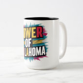 Power of Oklahoma Mug - State Pride Coffee Cup (Devant droit)