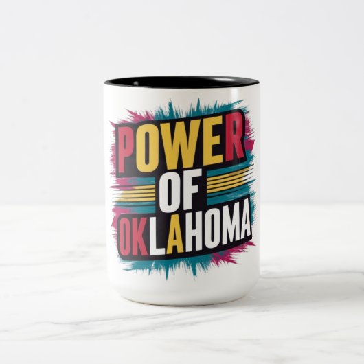 Power of Oklahoma Mug - State Pride Coffee Cup (Centre)