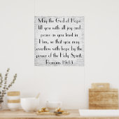 Power of the Holy Spirit bible verse poster (Cuisine)