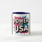Power of USA Mug - Bold American (Centre)