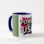 Power of USA Mug - Bold American (Devant gauche)