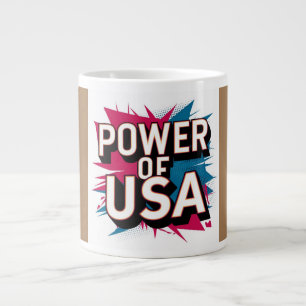 Power of USA Mug - Patriotique American