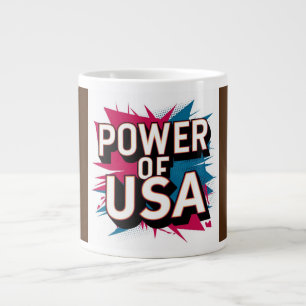 Power of USA Mug - Patriotique American