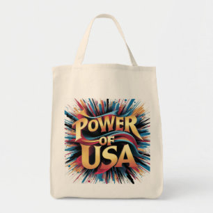 Power of USA Sac fourre-tout - Bold Patriotic Desi