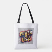 Power of USA Sac fourre-tout - Patriotique (Dos)
