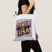 Power of USA Sac fourre-tout - Patriotique (De près)