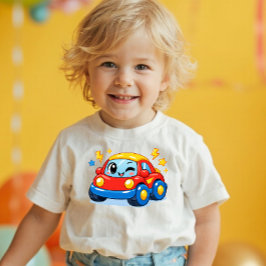 Power Pals™ Zoomy Car Toddler T-Shirt – Cute Racin