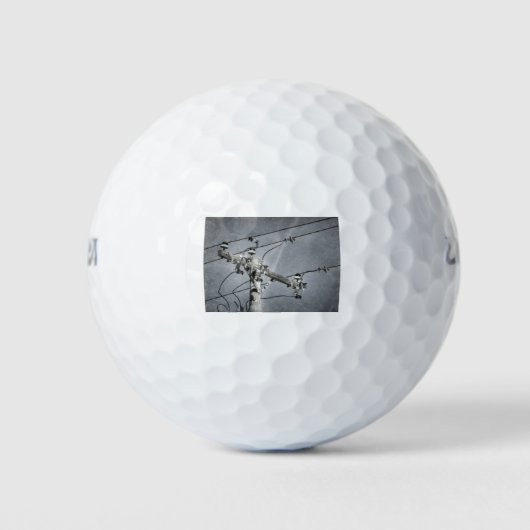Power Pole Crossarm Golfballen (Voorkant)