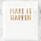 Power Quottes II Rechthoekige Sticker (Tas)