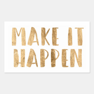 Power Quottes II Rechthoekige Sticker