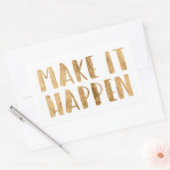 Power Quottes II Rechthoekige Sticker (Envelop)