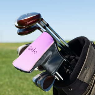 Power roze gradiënt Golf Head Hoesje Golfheadcover