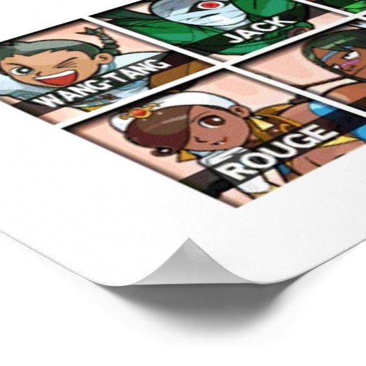 Power Stone-tekens Poster (Hoek)