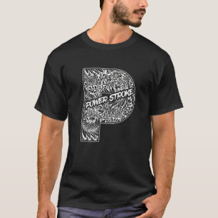 Power Stroke Roll Coal Turbo Diesels Vermogen Dies T-shirt