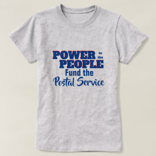 Power to the People Fund Postkantoor Sjabloon Gazo T-shirt