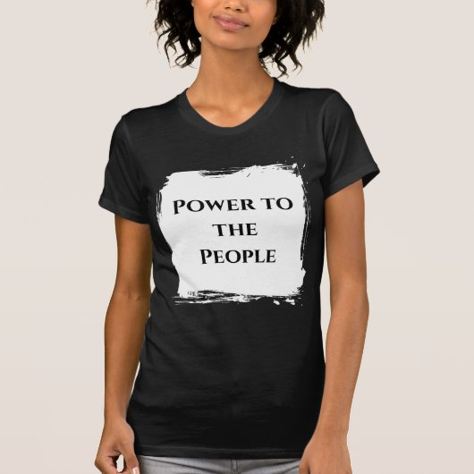 Power to the People t shirt (Voorkant)