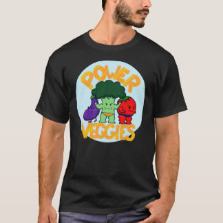 Power Veggies Musea Bodybuilder Vegetables Classi T-shirt