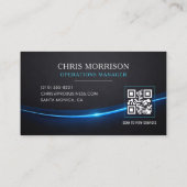 Power Wash Services QR Code Professioneel Visitekaartje (Achterkant)