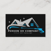 Power Washer Huis Reiniging Druk Wassen Visitekaartje (Voorkant)