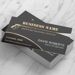 Power Washer Pressure Washing Pro House Cleaning Visitekaartje