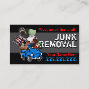 Power Washing/Junk Hauling Business Promo Card Visitekaartje