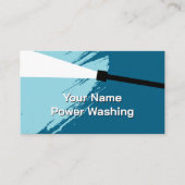 Power Washing oprit druk reinigen Visitekaartje (Voorkant)