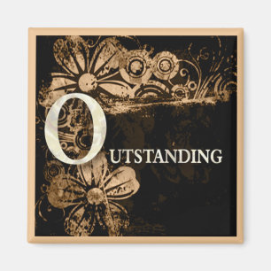 Power Word for Motivation - OUTSTANDING Magneet