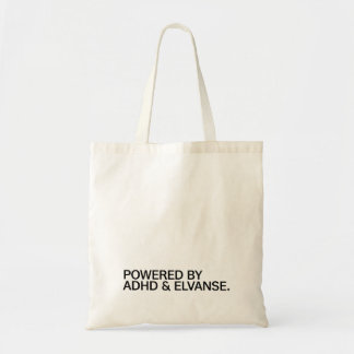 Powered by ADHD & Elvanse – Neurodivergent  Tote Bag