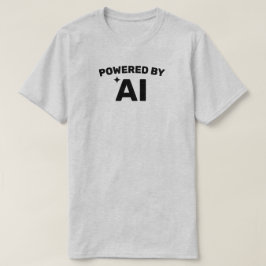 Powered by AI™ T-shirt (Pas aan!)