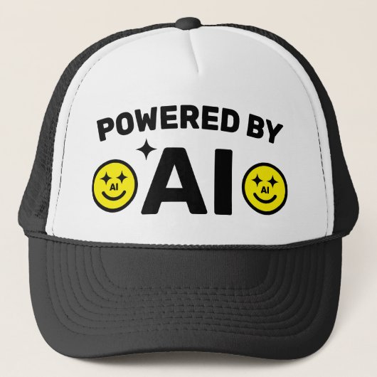 Powered by AI™ Trucker Hat Pet (Voorkant)