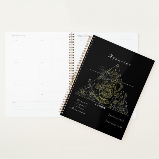 "Powered by Aquarius" Planner (Display)